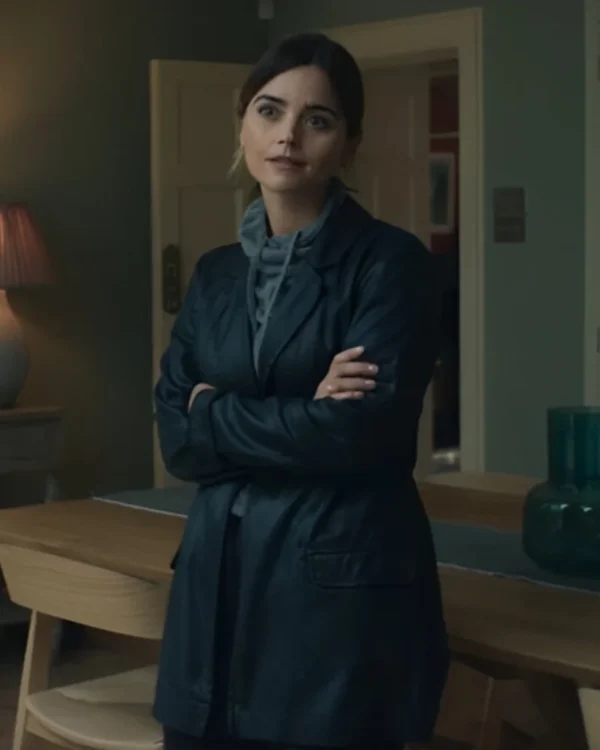 The Jetty 2024 Jenna Coleman Black Coat