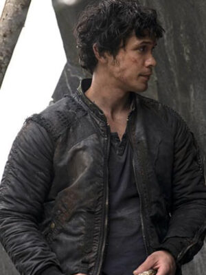 Bob Morley The 100 Tv Series Bellamy Blake Black Bomber Jacket