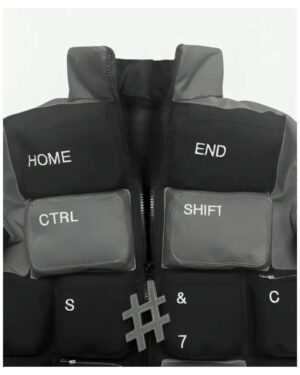 Black And Grey Keyboard Jacket 2024