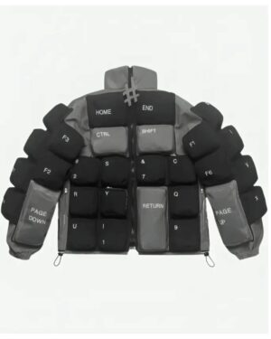 Black And Grey Keyboard Jacket