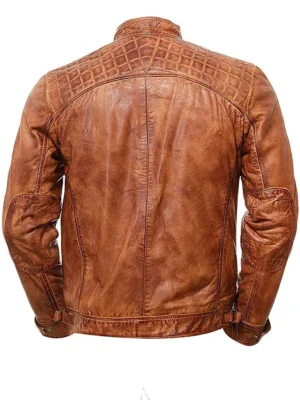 Dark Brown Motorcycle Jacket