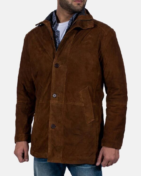 Men's Sheriff Brown Suede Jacket