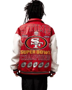 NFL 49ers Super Bowl Varsity Jacket