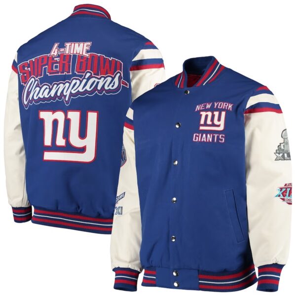 New York Giants Super Bowl Champions Jacket