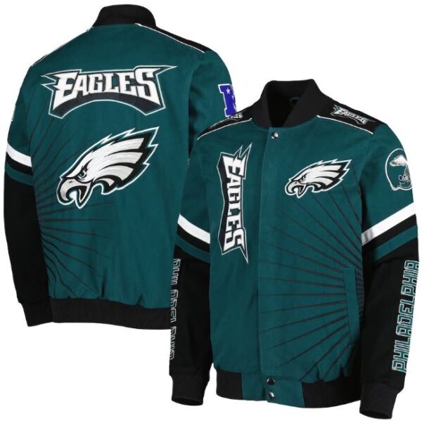 Philadelphia Eagles Full Snap Jacket