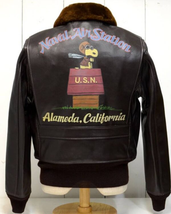 SNOOPY G-1 Leather Jacket 2024