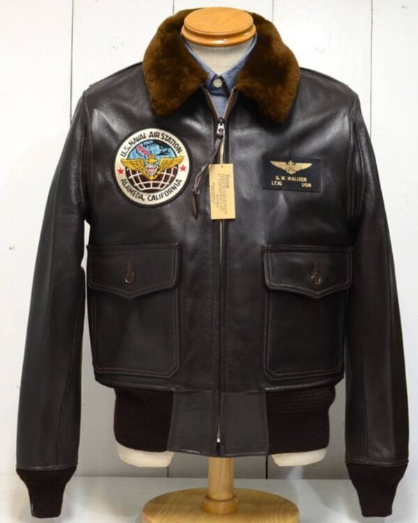 SNOOPY G-1 Leather Jacket