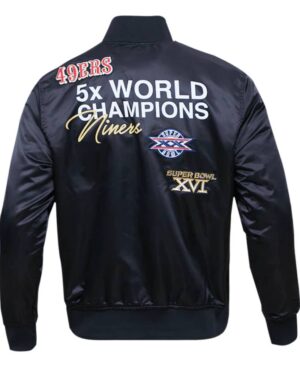 San Francisco 49ers Championship Satin Jacket 2024