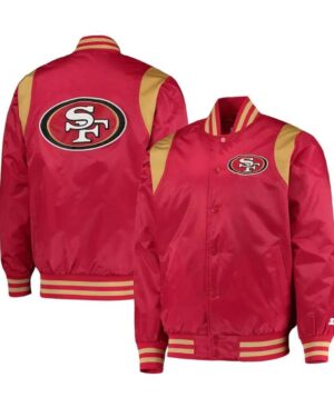 San Francisco 49ers Gold Prime Time Varsity Jacket