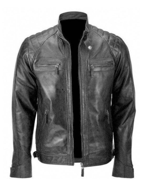 Skull Rider Biker Leather Jacket