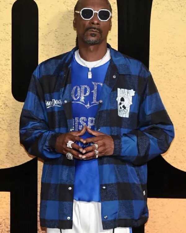 Snoop Dogg Plaid Checked Jacket 2024