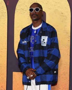 Snoop Dogg Plaid Checked Jacket