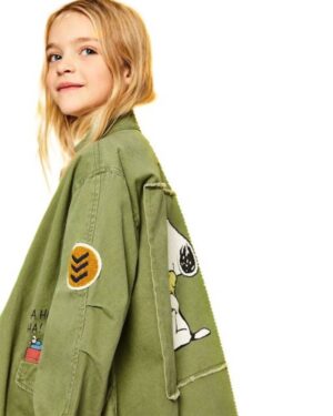 Snoopy Military Patch Jacket 2024