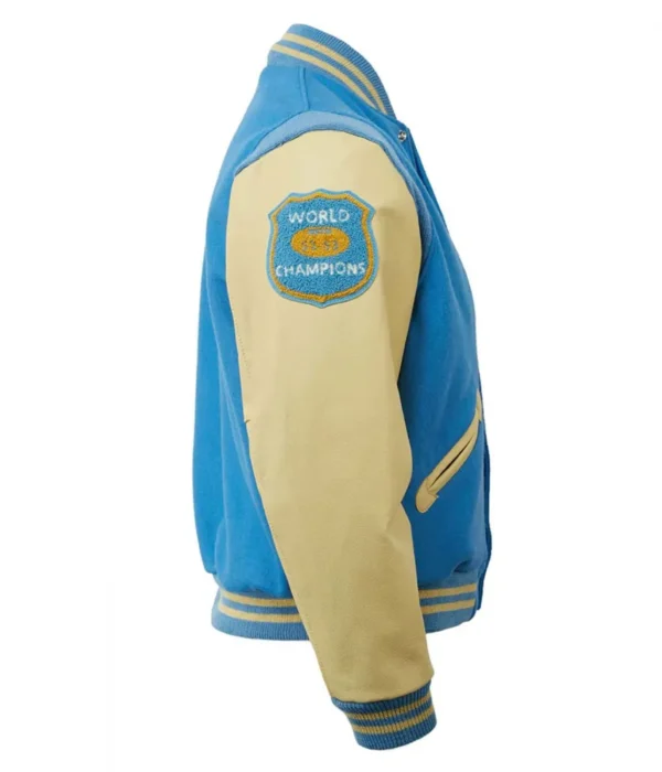 Varsity 1952 Detroit Lions Cream and Blue Jacket 2024