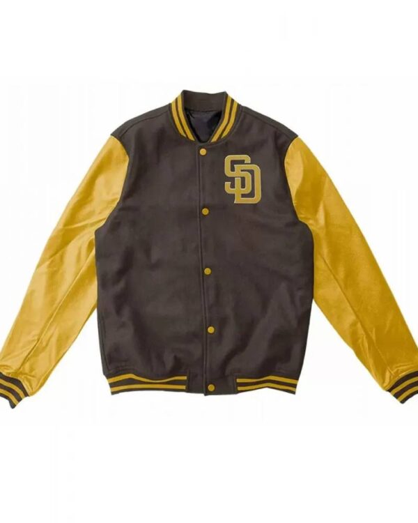 Varsity San Diego Padres Brown And Yellow Jacket