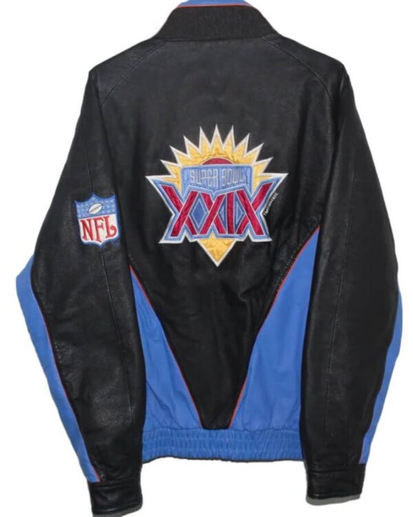 Vtg Pro Player Super Bowl XXIX Leather Jacket 2024