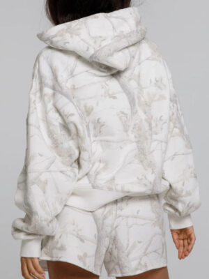 Woodland Camo White Hoodie