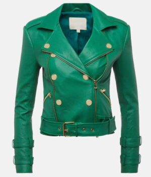 Women’s Billie Belted Leather Jacket