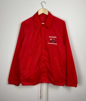 Calgary Stampeders Red Windbreaker Jacket