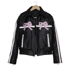 Arcana Archive Diddi Moda Bow Black Bomber Jacket