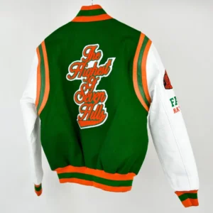 Florida A&M University Motto 2.0 Green Letterman Jacket