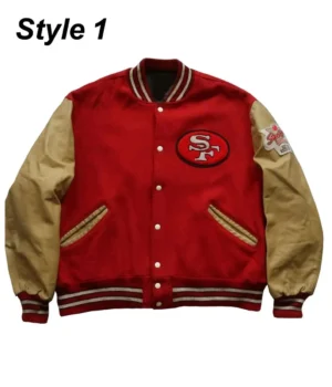 49ers SF Super Bowl Letterman Jacket