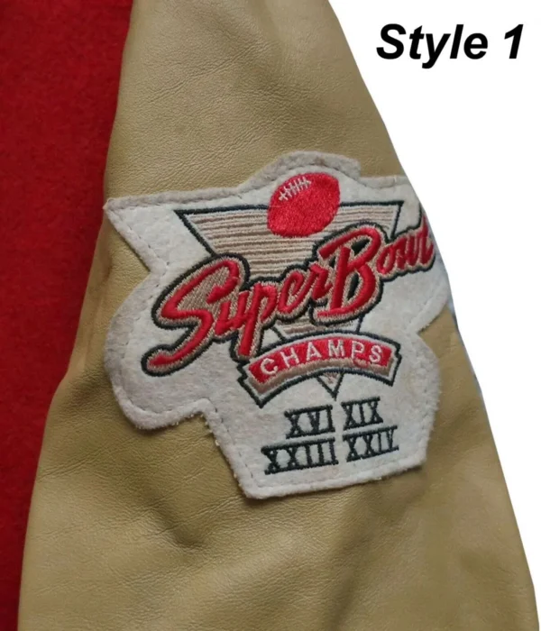 49ers SF Super Bowl Letterman Jacket