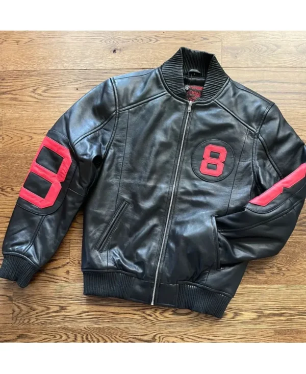 8 Ball Original Bomber Jacket Black/Red