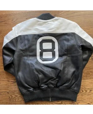 The Original 8 Ball Bomber Jacket Black/White