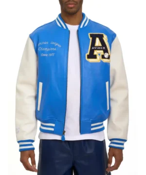 Avirex Baseball Varsity Leather Jacket