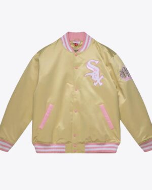 Chicago White Sox M&N x Joe Freshgoods Full-Snap Satin Jacket