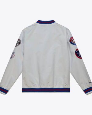 City Collection Lightweight Satin Jacket Chicago Cubs