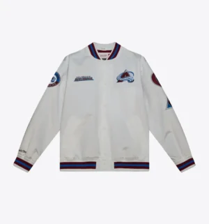 City Collection Lightweight Satin Jacket Colorado Avalanche