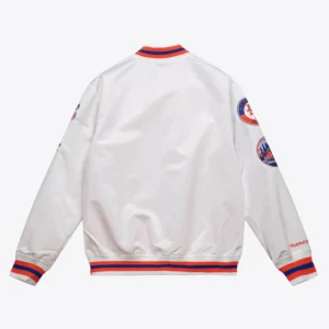 City Collection Lightweight Satin Jacket New York Mets