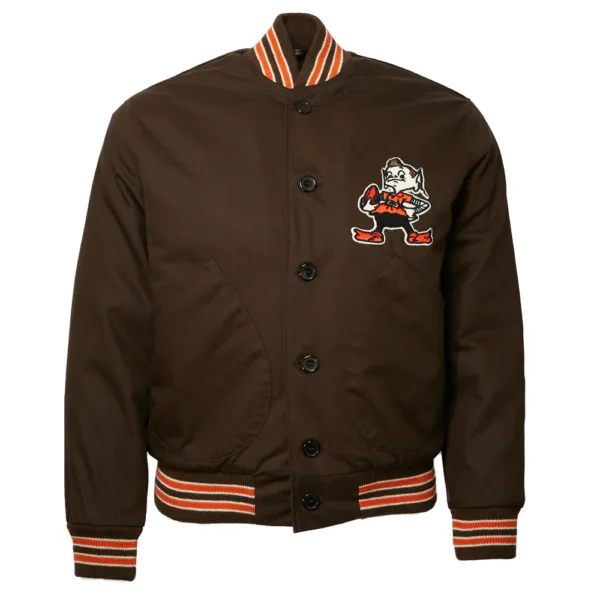 Cleveland Browns 1950 Authentic Wool Varsity Jacket