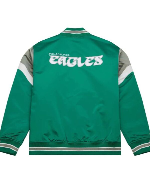 Heavyweight Satin Jacket Philadelphia Eagles