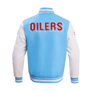 Houston Oilers Oil Derrick Classic Rib Jacket