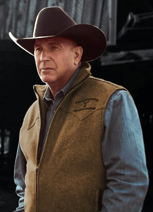 Yellowstone John Dutton Brown Vest