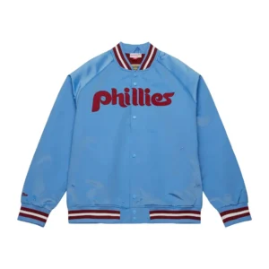 Lightweight Satin Jacket Philadelphia Phillies