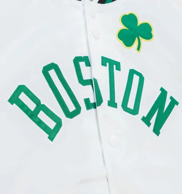 Lighweight Satin Jacket Boston Celtics