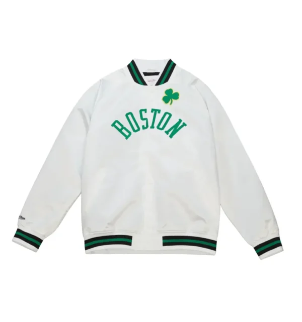 Lighweight Satin Jacket Boston Celtics