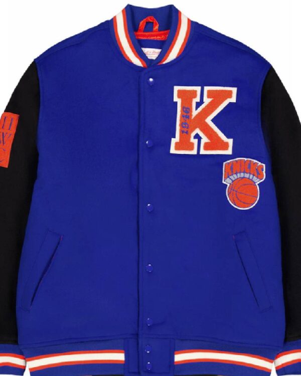 NY Knicks Team Legacy Varsity Jacket