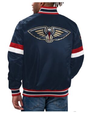 New Orleans Pelicans Home Game Navy Varsity Jacket