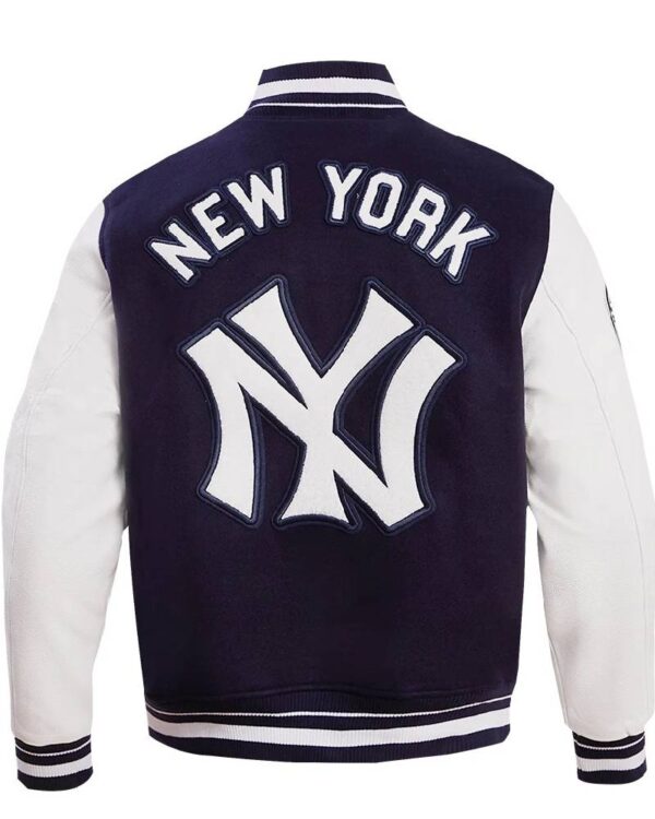 New York Yankees Retro Classic Navy & White Varsity Jacket