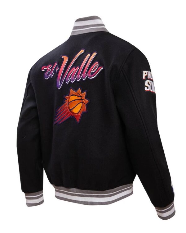 Phoenix Suns 2023/24 City Edition Black Varsity Jacket