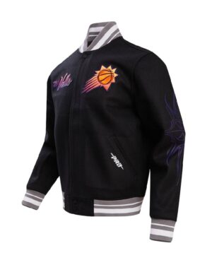 Phoenix Suns 2023/24 City Edition Black Varsity Jacket