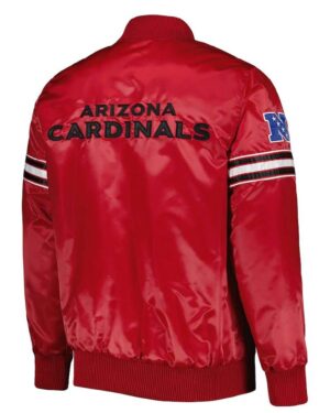 Pick and Roll Arizona Cardinals Red Satin Jacket