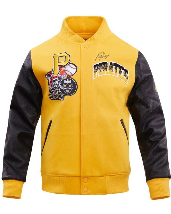 Pittsburgh Pirates Hometown Wool & Leather Varsity Jacket