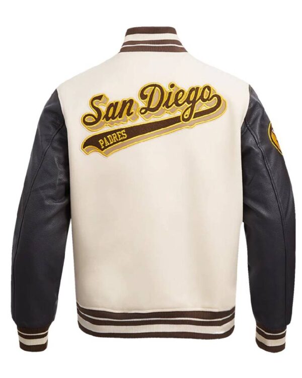 Pittsburgh Pirates Retro Classic Logo White & Black Varsity Jacket