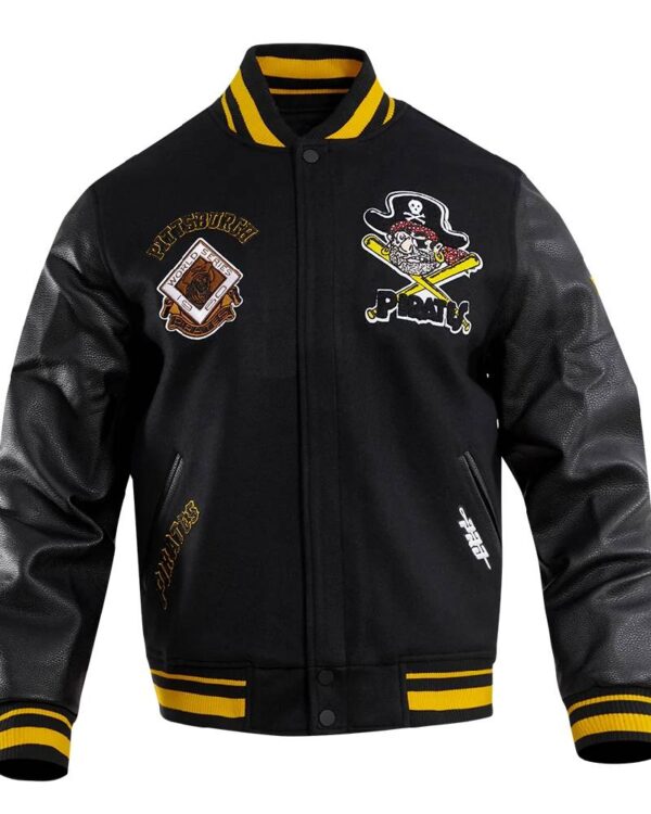 Pittsburgh Pirates Retro Classic Wool & Leather Varsity Jacket